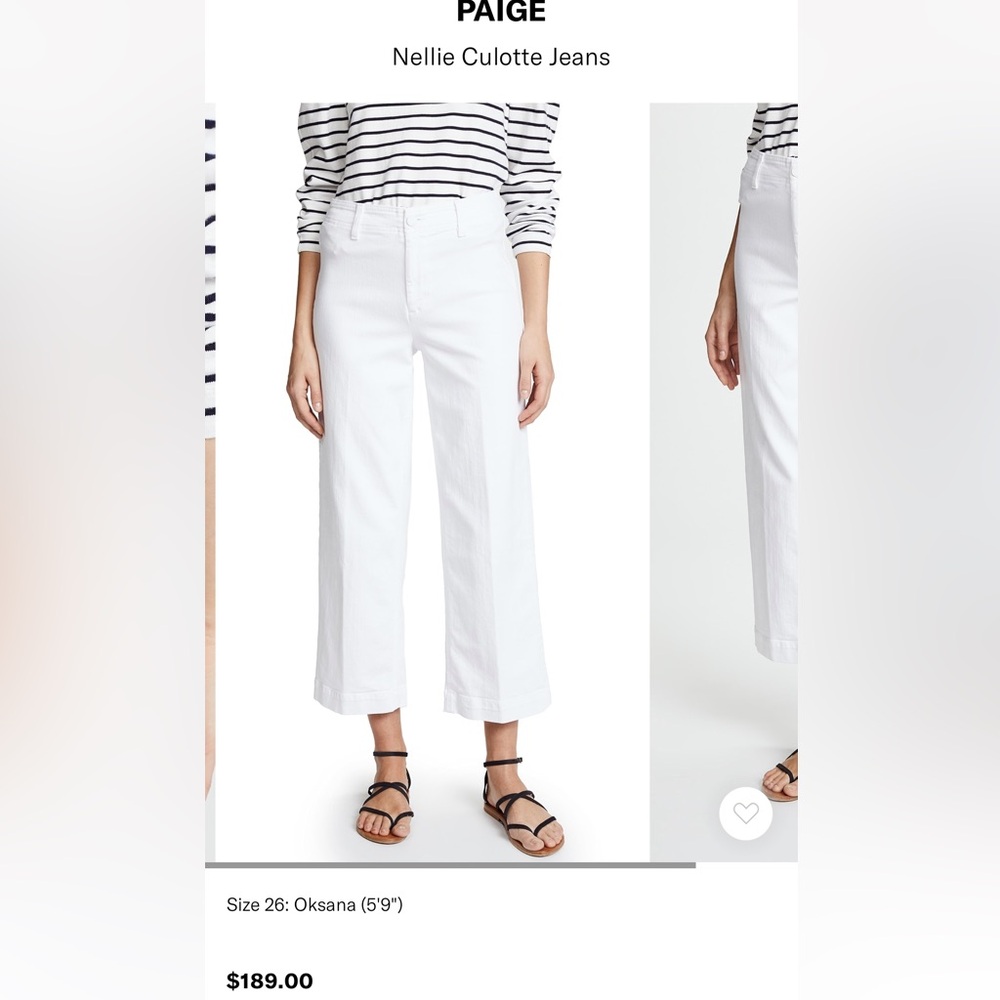 Paige White Jeans NELLIE
